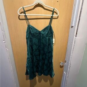 Charmed Hearts Deep Green Dress